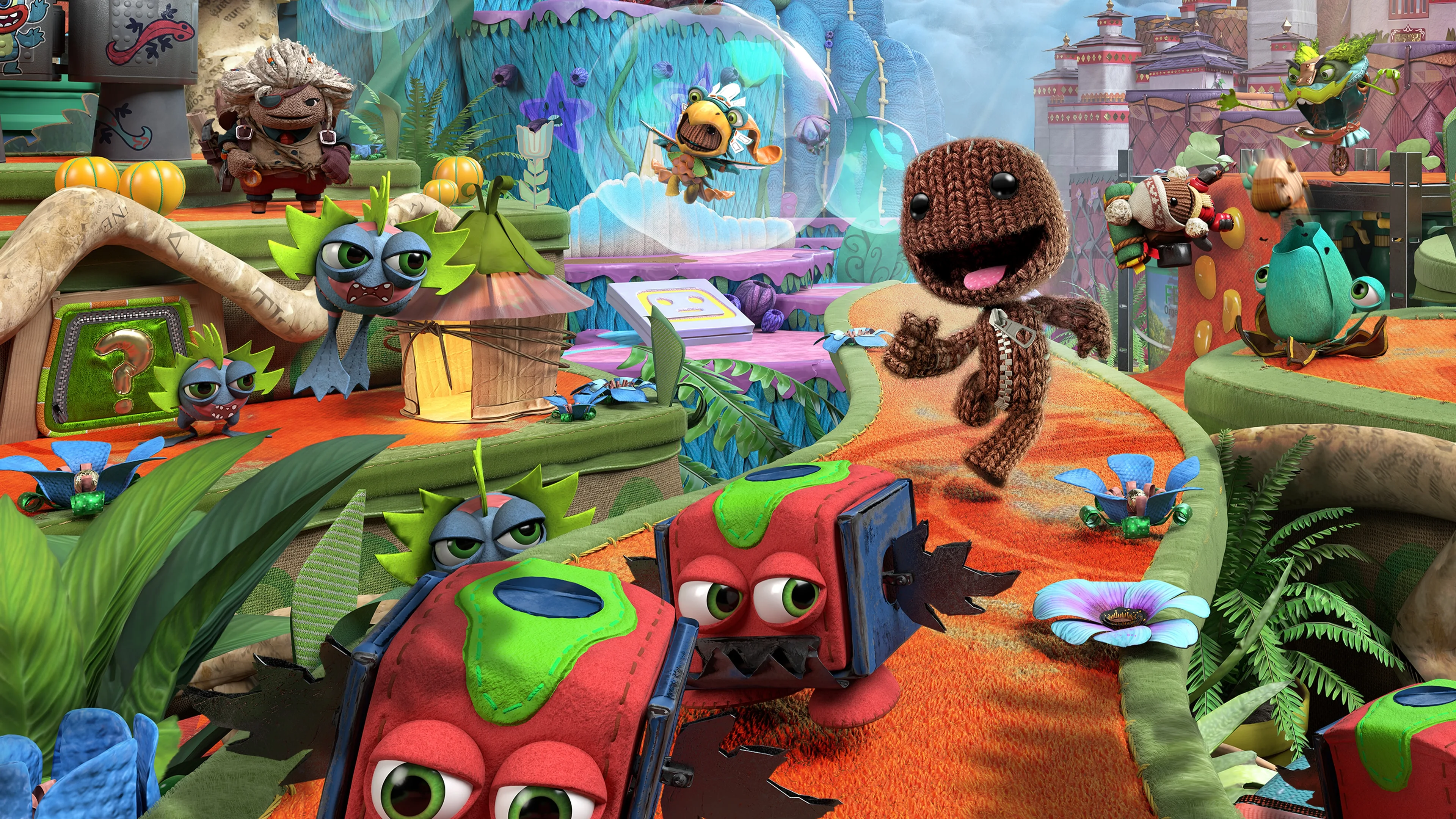 Fig 1. Key art for Sackboy: A Big Adventure