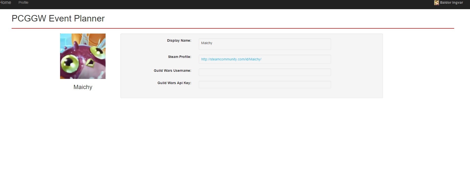 Improving user profile pages