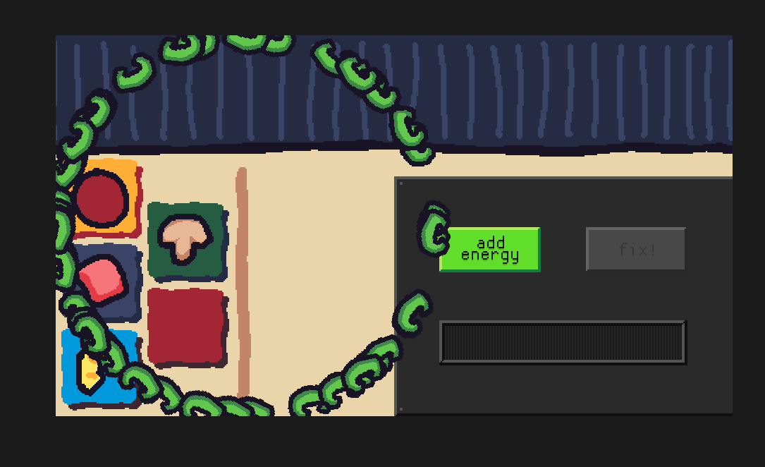 ‘i accidentally made a blank button that spawns a pepper a fixed radius away’ - cesque